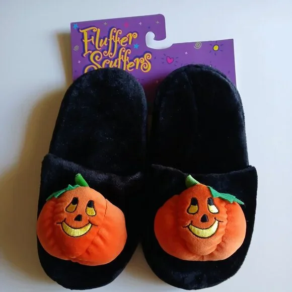 NWT Women's Pumpkin House Slippers Size 9 / 10 - Picture 5 of 5